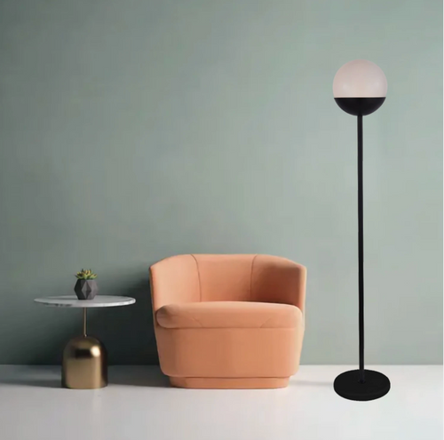 Lámpara de Pie Miami Negra