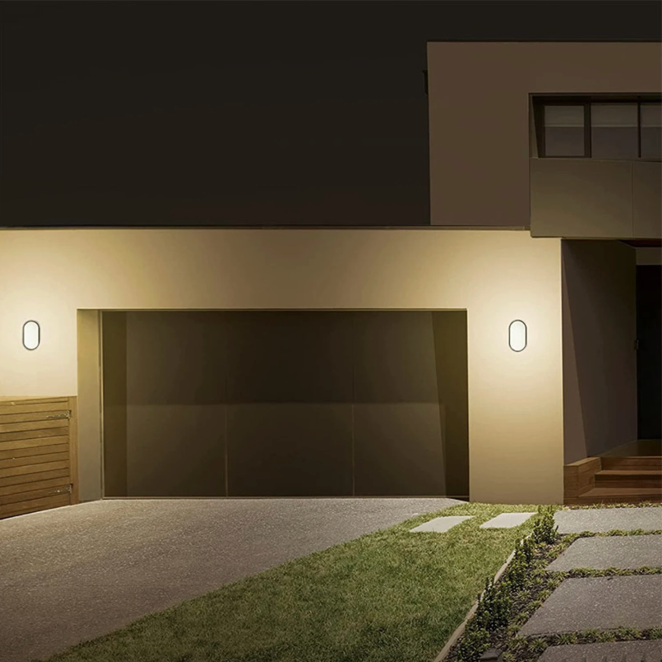 Plafón Exterior LED Oval