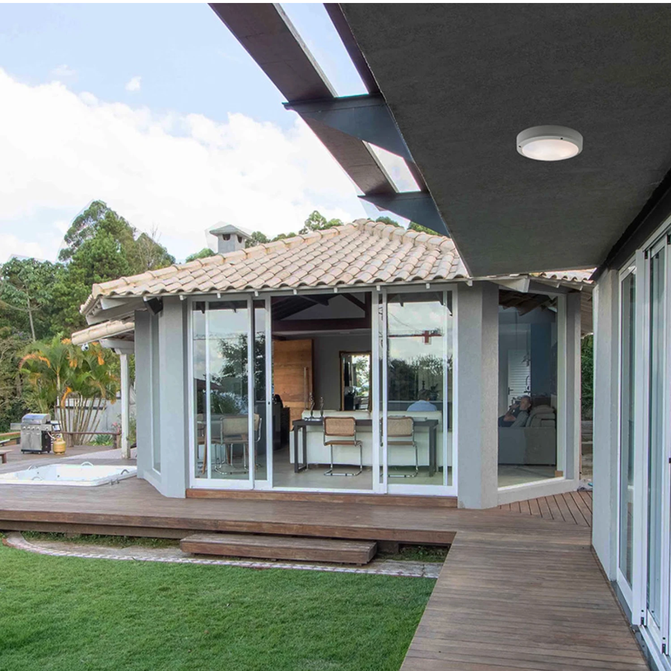 Plafón de Exterior PRO circular