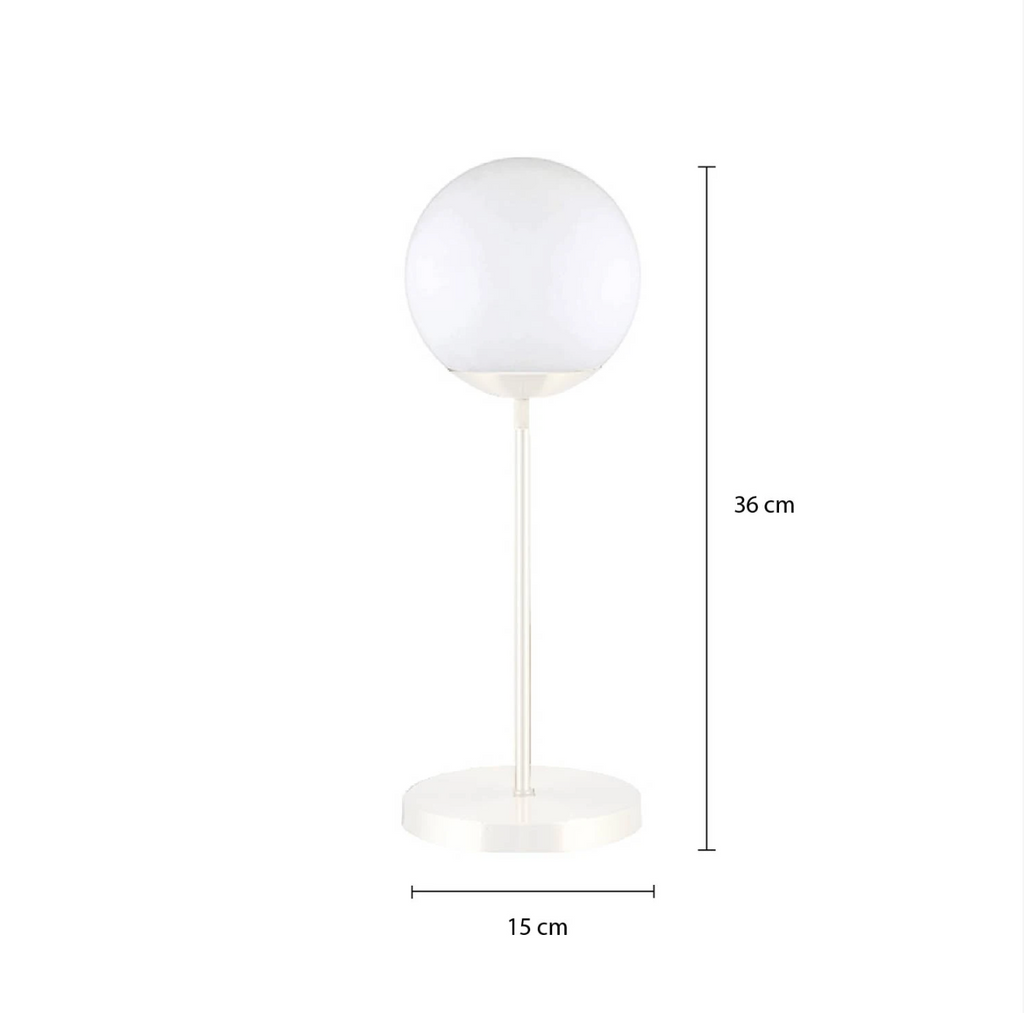 Lámpara de Mesa Miami Blanca
