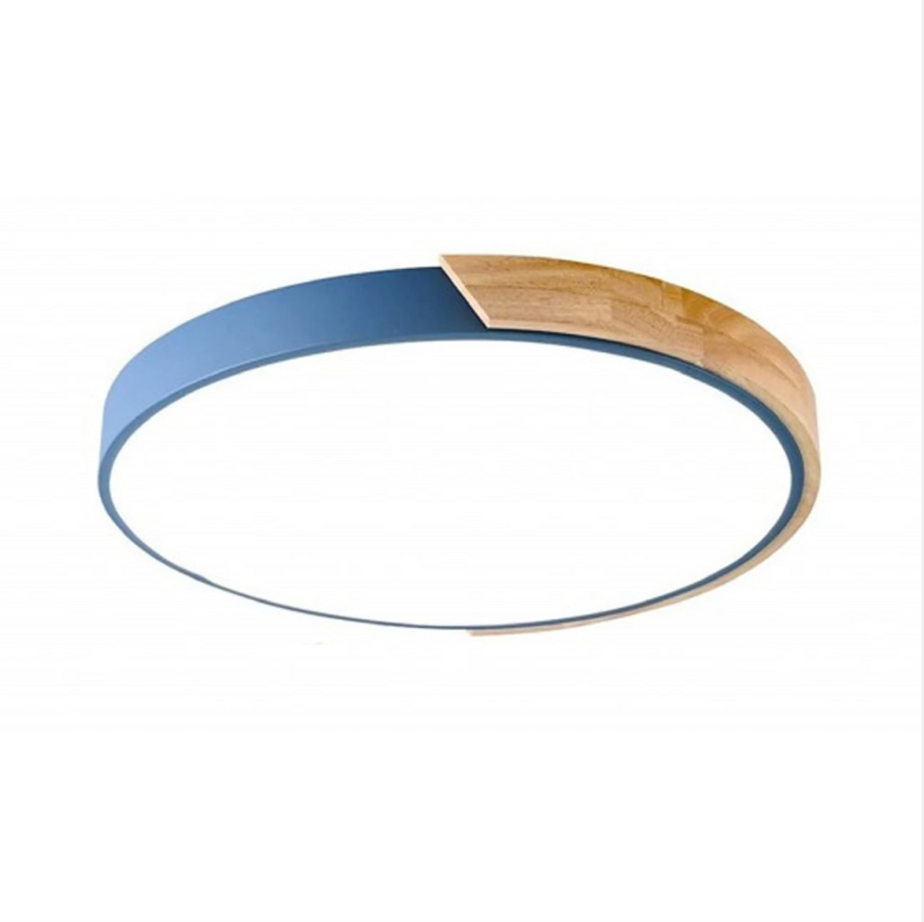 Plafón LED Cerchio Azul