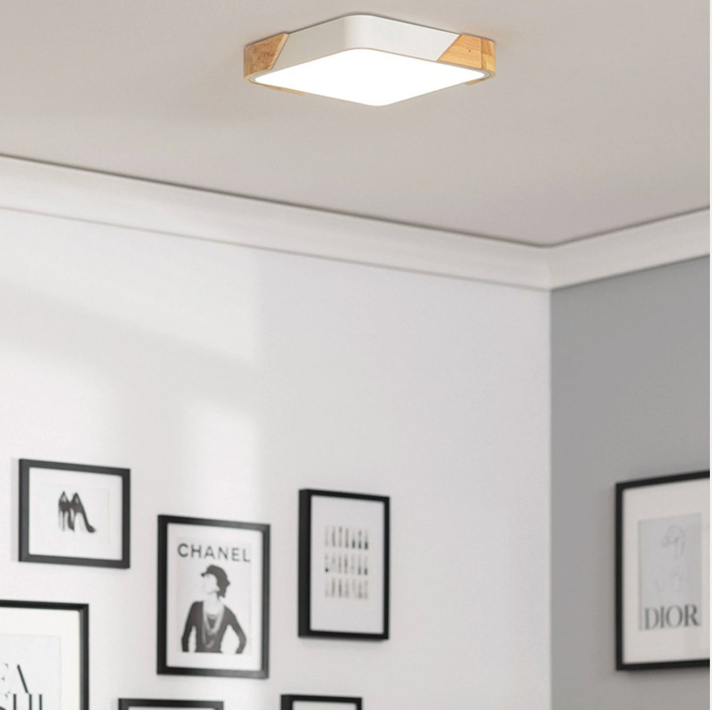 Plafón LED Cerchio Cuadrado