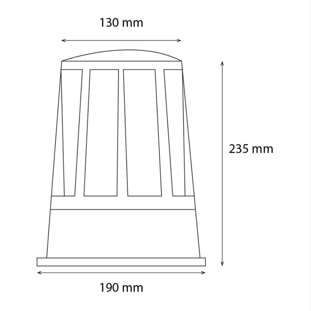 Bolardo de Piso Exterior