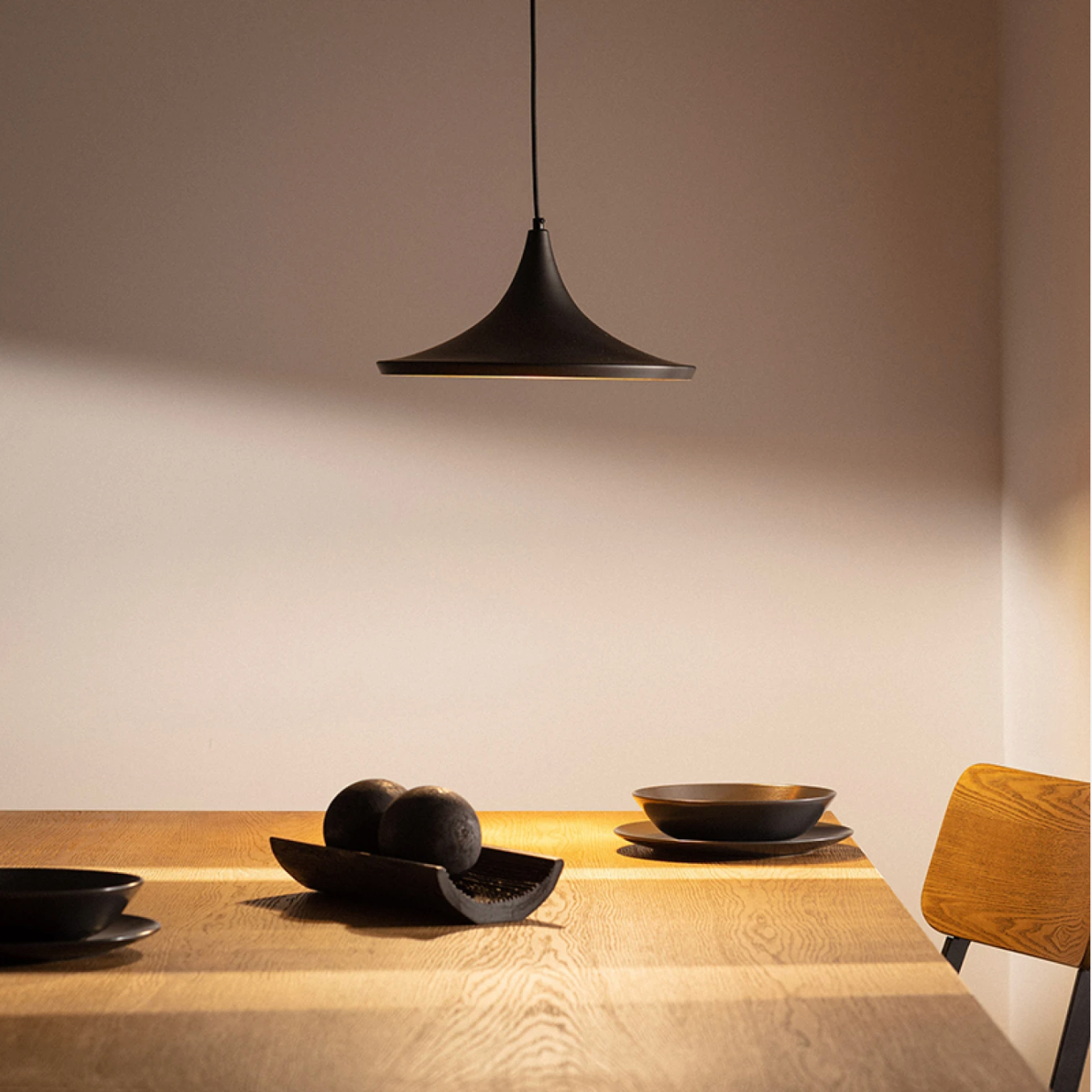 Lámpara Colgante Geisha III negro