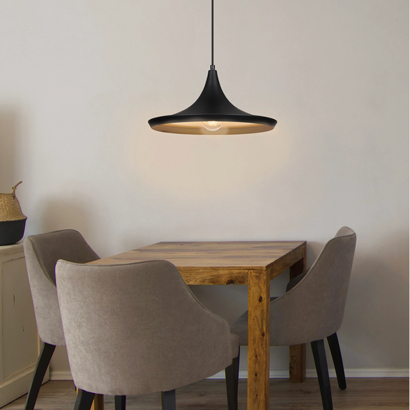 Lámpara Colgante Geisha III negro