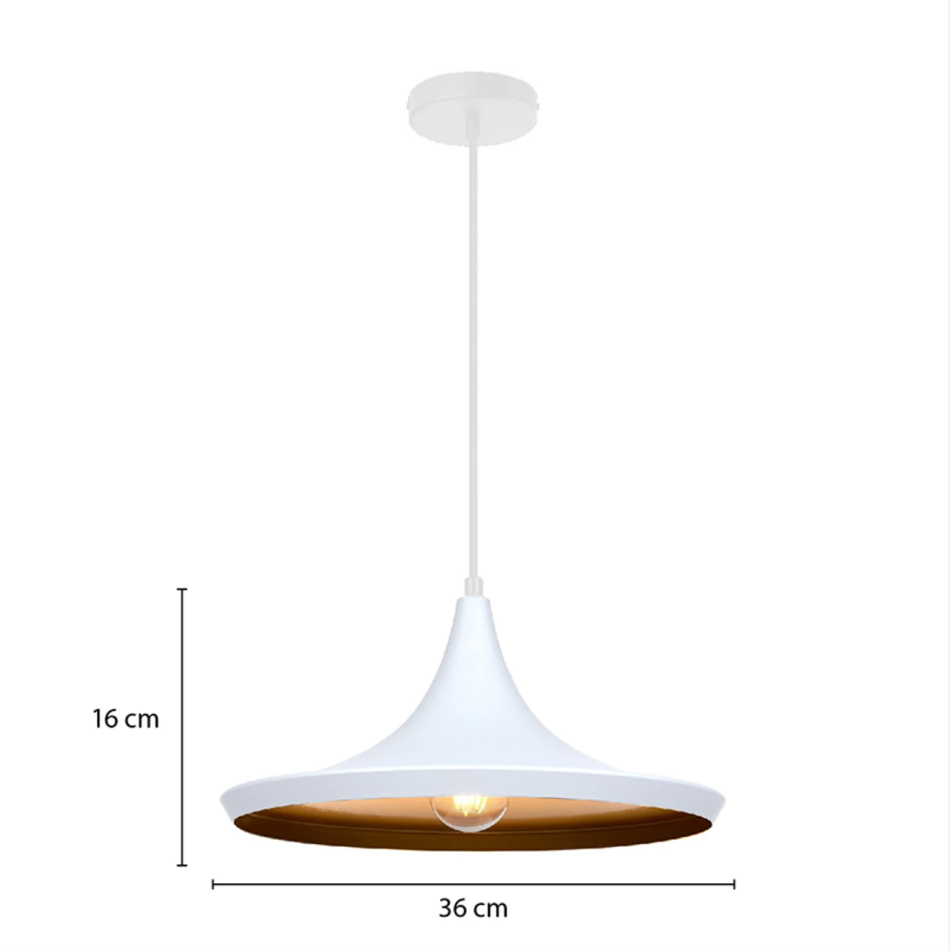 Lámpara Colgante Geisha III blanco