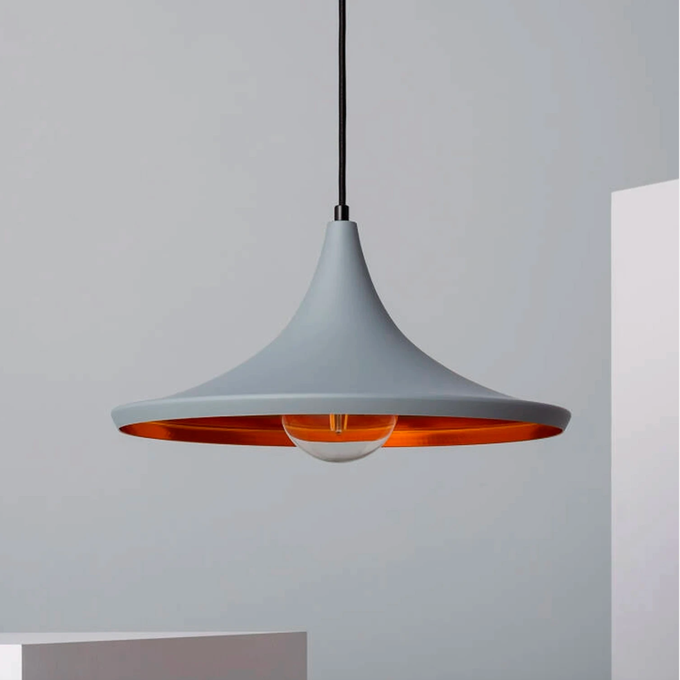 Lámpara Colgante Geisha III gris