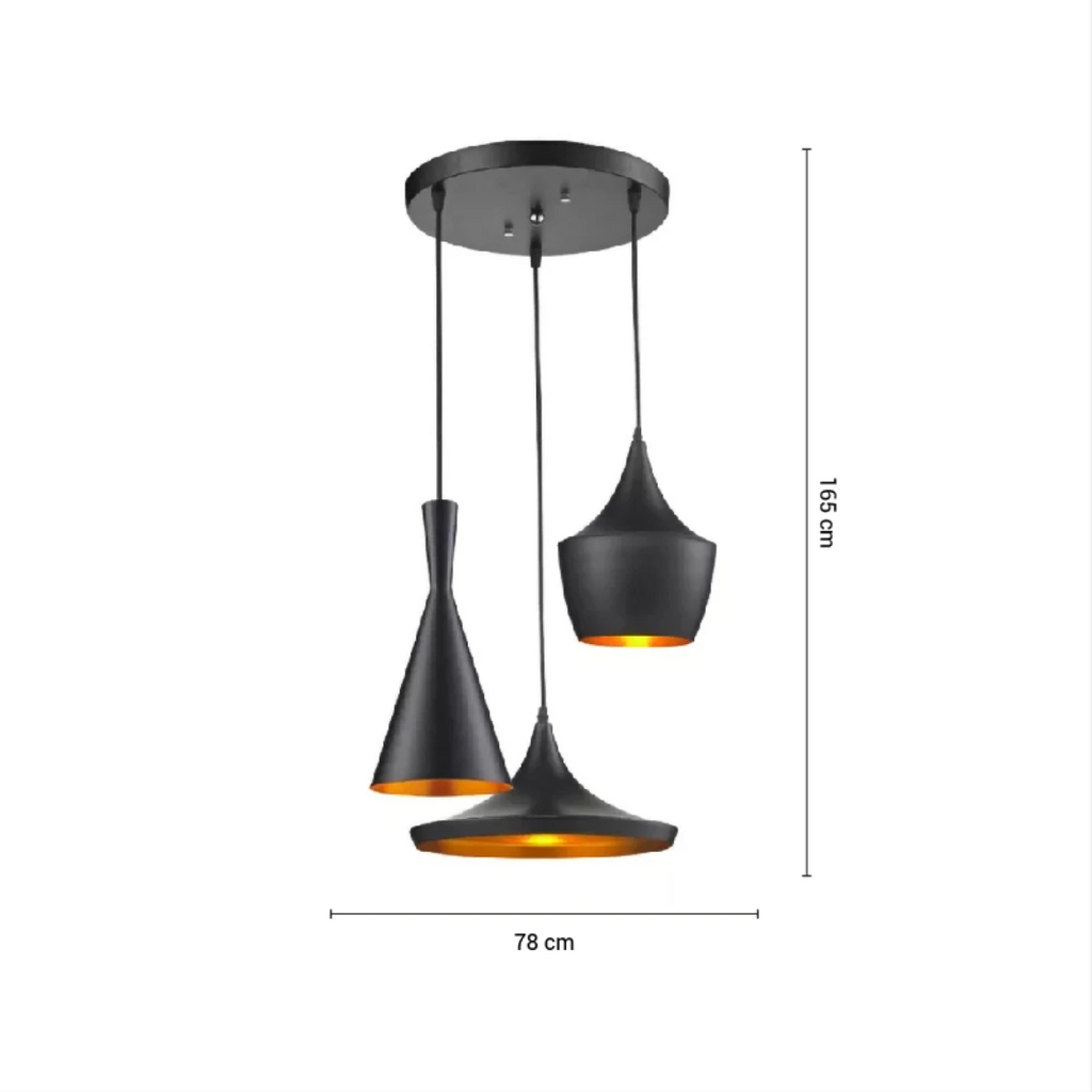 Lámparas Colgantes Geisha IV negro