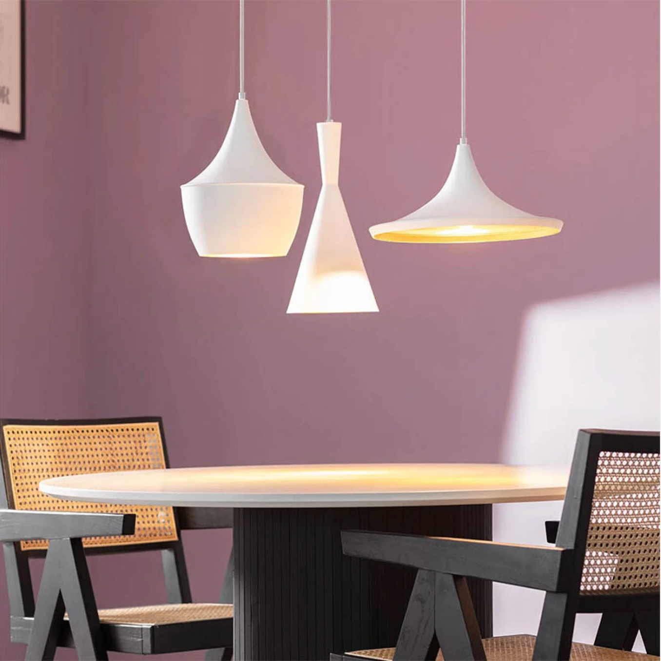 Lámparas Colgantes Geisha IV blanco