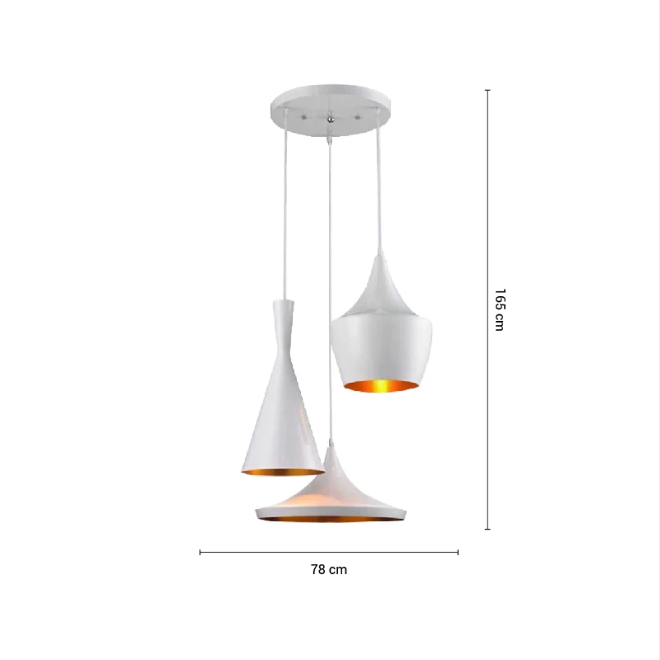 Lámparas Colgantes Geisha IV blanco