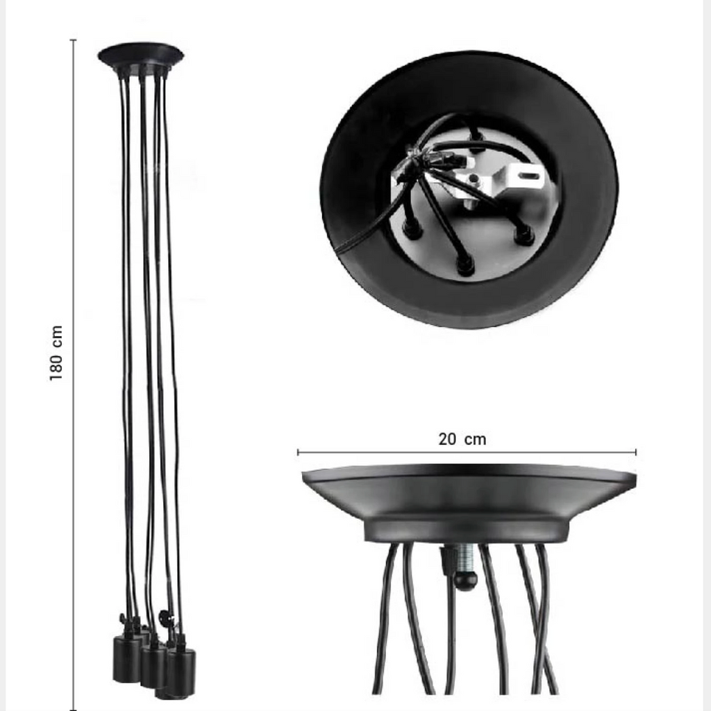 Lámparas Colgantes Vintage Spider