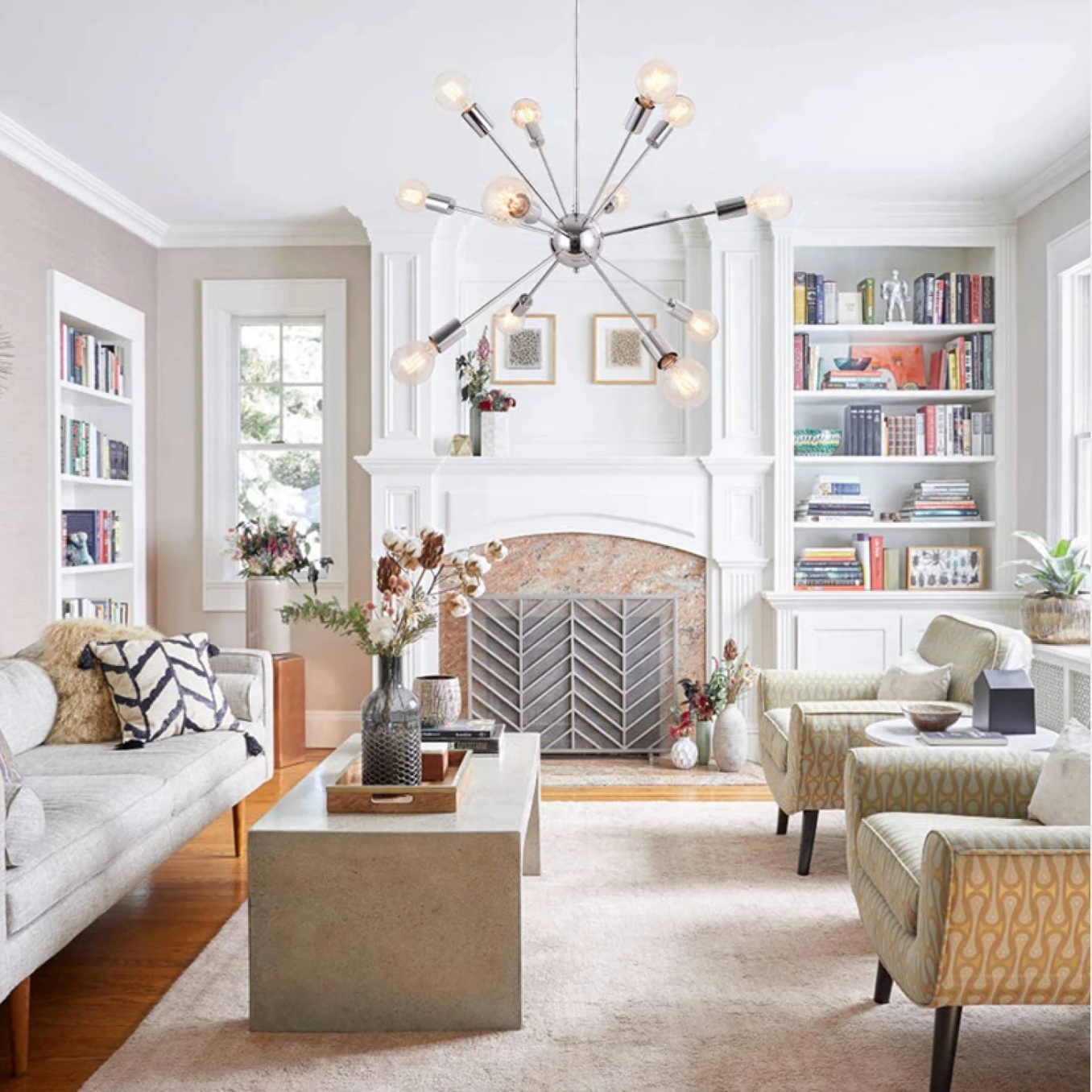 Lámpara Colgante Tropea cromo