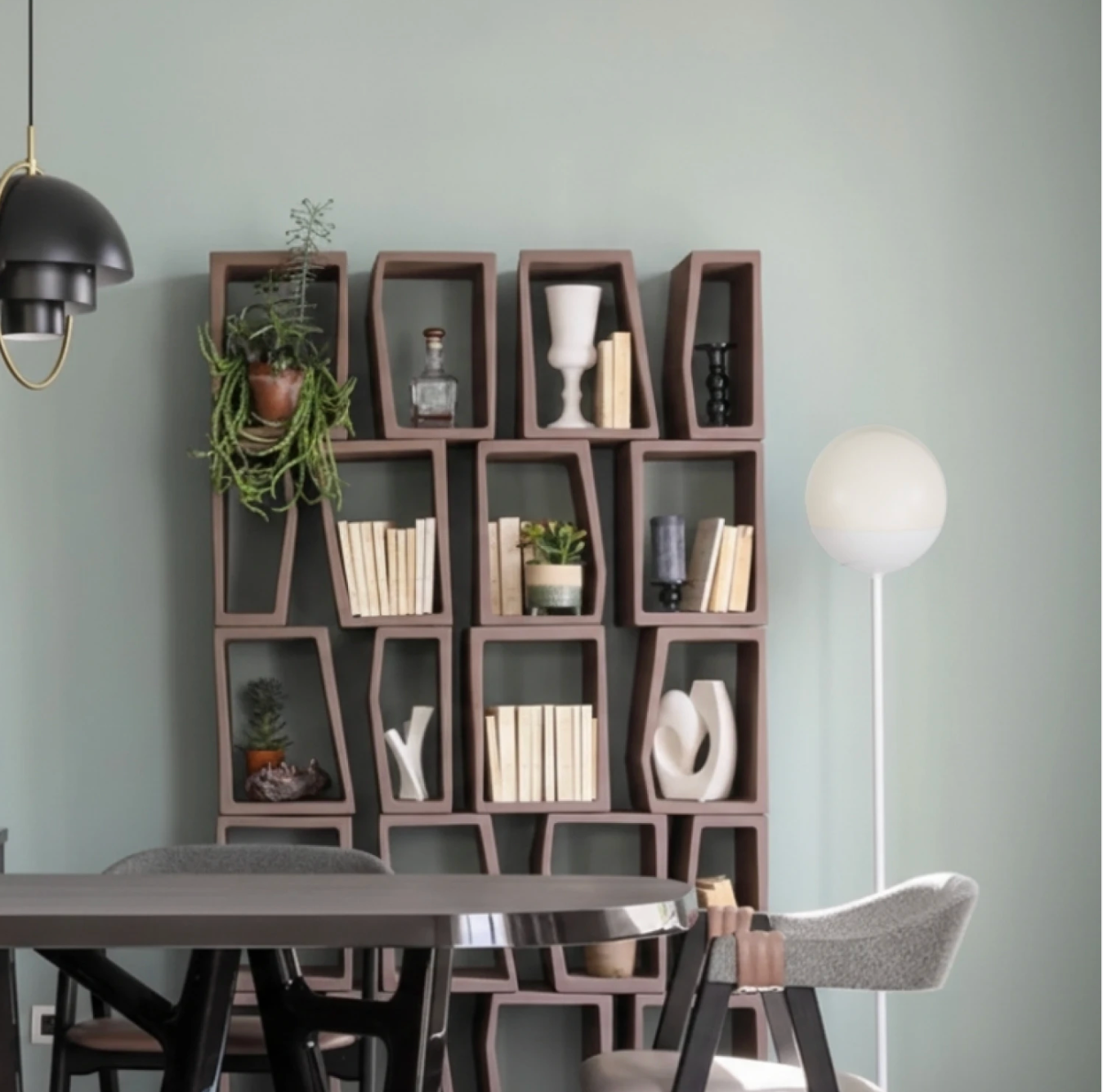 Lámpara de Pie Miami Blanca