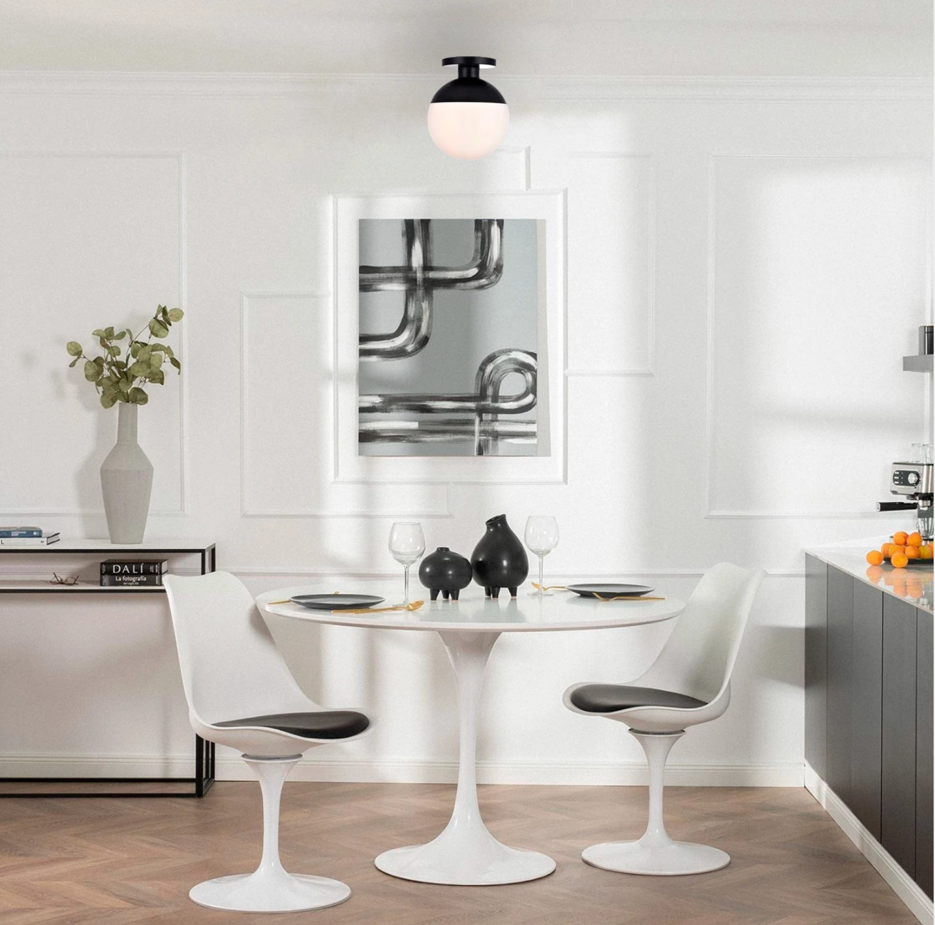 Lámpara de Techo Miami Negra