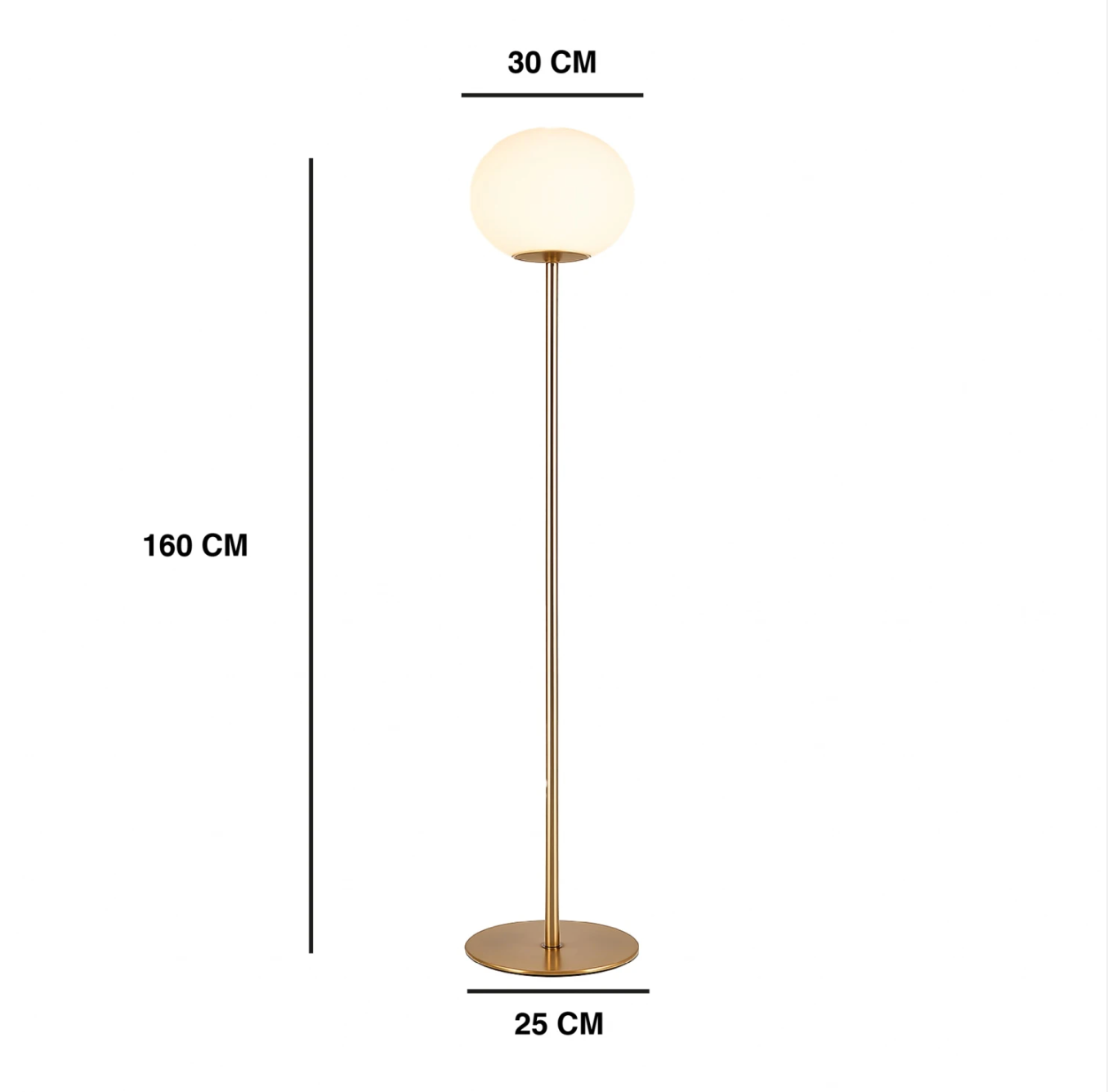 Lámpara de Pie Pireo Oro